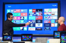 微軟力作 82寸巨型Windows 8觸控平板問世